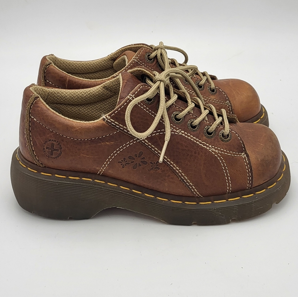 Dr. Marten's - Vintage Y2K- Daisy Floral Chunky Platform Oxford - Size 7